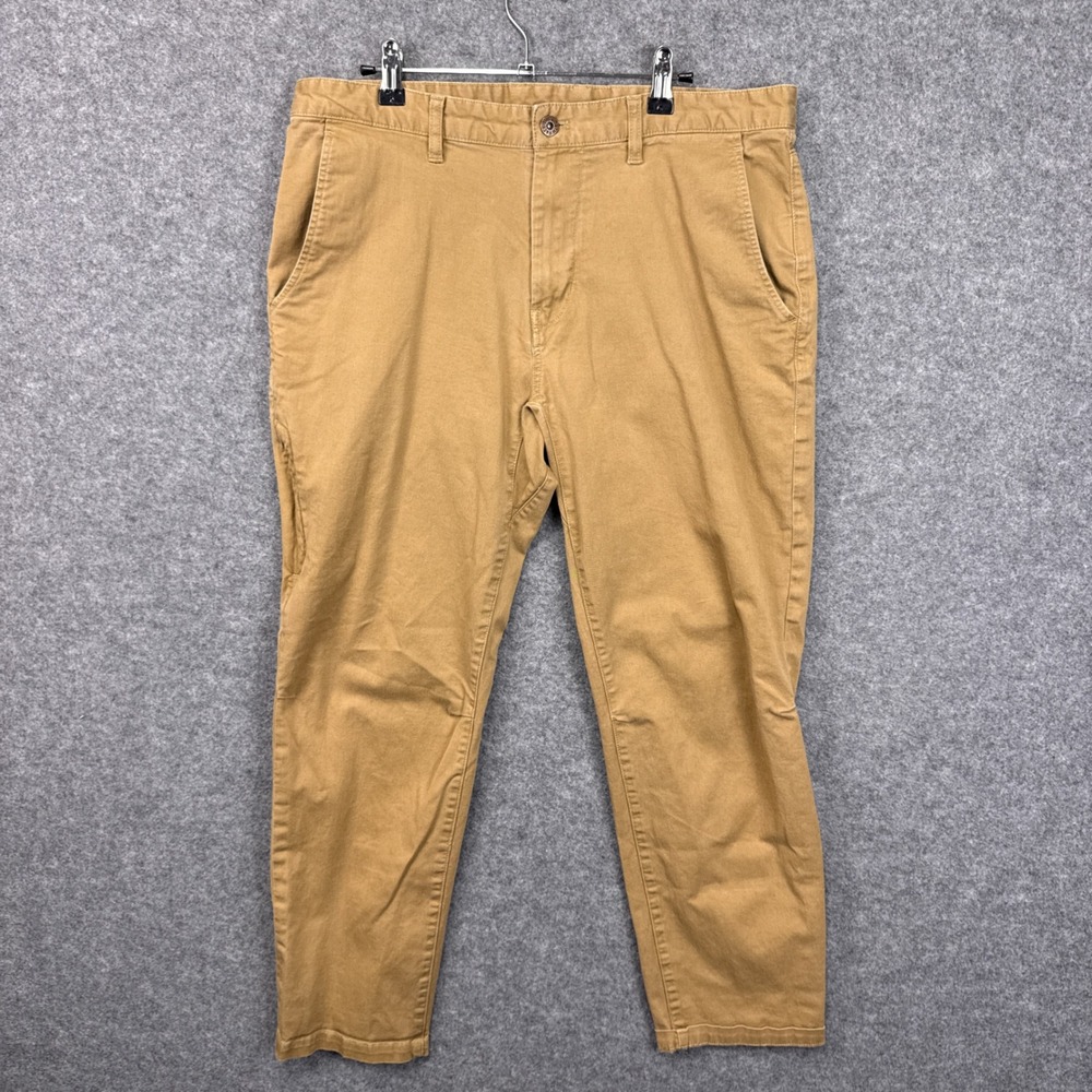 The North Face Mens Motion Pants 34 Short Brown Chino Hiking Utility Trousers